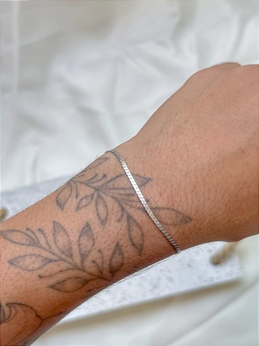 Pulseira fita - Aço Inox
