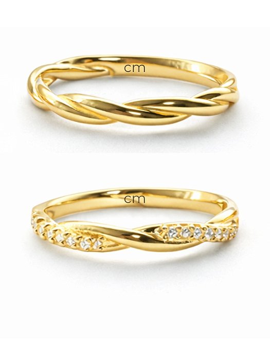 Par de Aliança Mônaco com pedra - Moeda Antiga