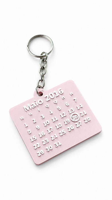 Chaveiro data especial - Personalizavel