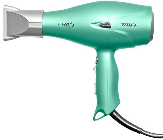 SECADOR DE CABELO PROFISSIONAL TAIFF FOX ION 3 SOFT GREEN 2200W - 220V