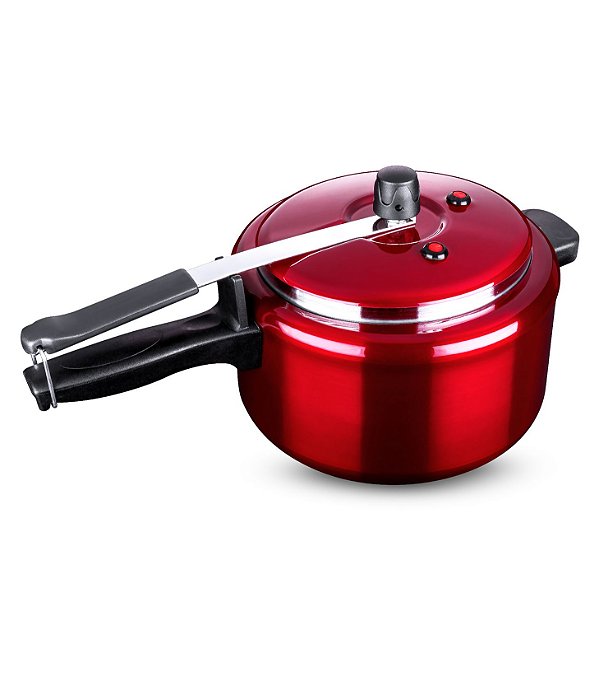 PANELA PRESSÃO TULIPA PATOLUX ALIANÇA 4,5 LITROS AA VERMELHO/CREME