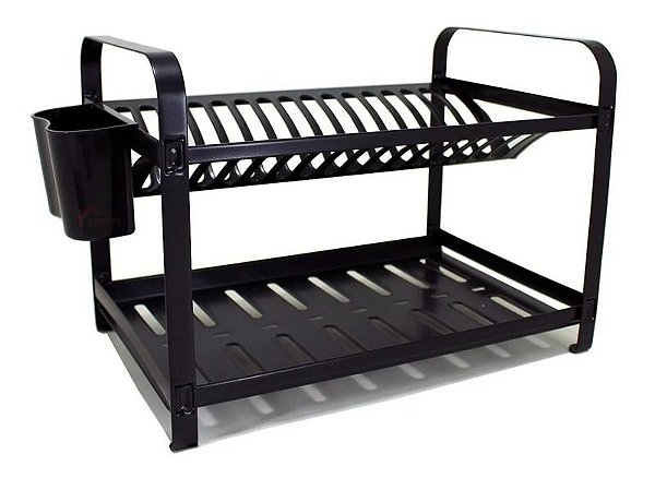 ESCORREDOR MAK.INOX 16 PRATOS MONTADO BLACK 0416P