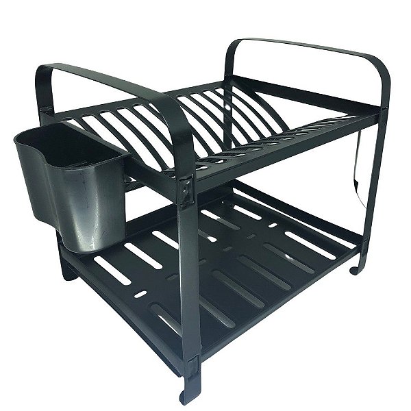 ESCORREDOR MAK.INOX 12 PRATOS MONTADO BLACK 0412P