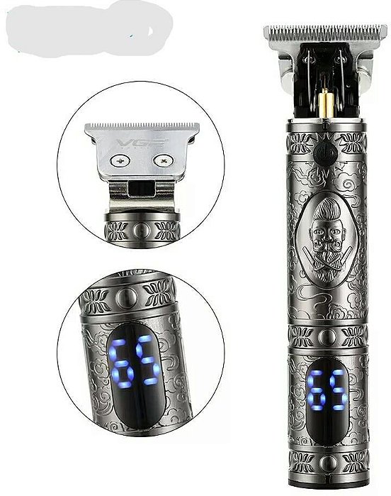 MAQUINA ACABAMENTO PROFESSIONAL HAIR TRIMMER USB VGR V-228 PRATA
