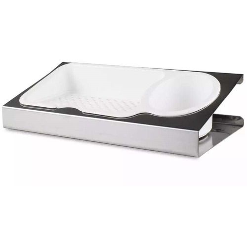 PORTA DETERGENTE MAK.INOX PARA PIA TELA BRANCO  08.23