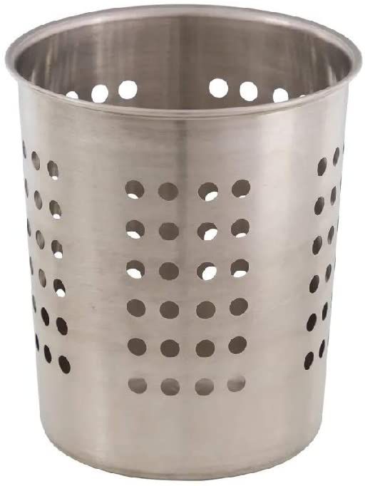 PORTA TALHER MAK.INOX DE MESA INOX REDONDO 9,5 CM DIAMETRO 1963i