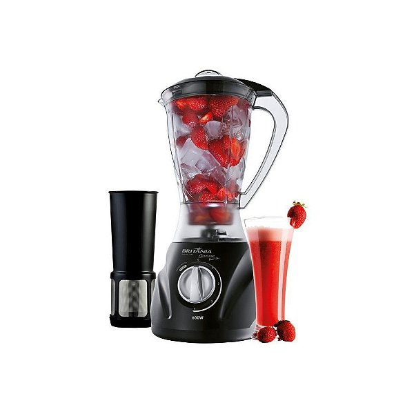 LIQUIDIFICADOR BRITÂNIA DIAMANTE BLACK FILTER 2,1 LITROS 900W - 127V