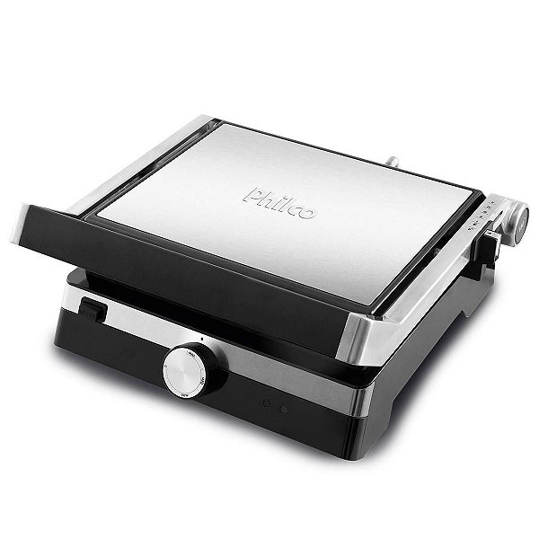 GRILL PHILCO MASTER PRESS INOX DESIGN PGR04PI 180º - 127V