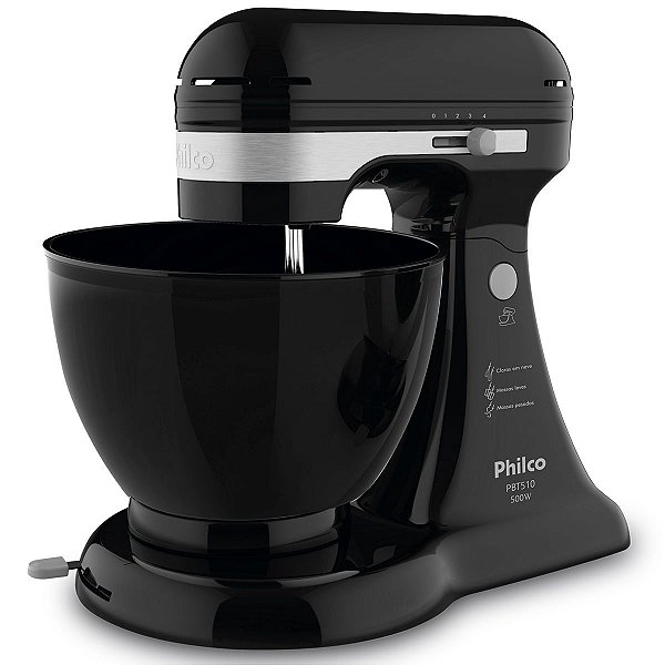 BATEDEIRA PHILCO PBT510 500W 5 LITROS 4 VEL. PRETO - 127V