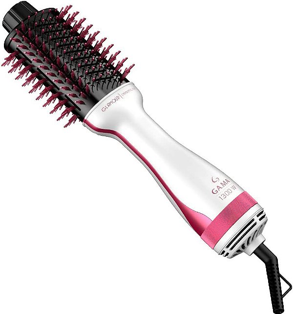 ESCOVA SECADORA MODELADORA GAMA GLAMOUR PINK BRUSH 3D 1300W - 220V