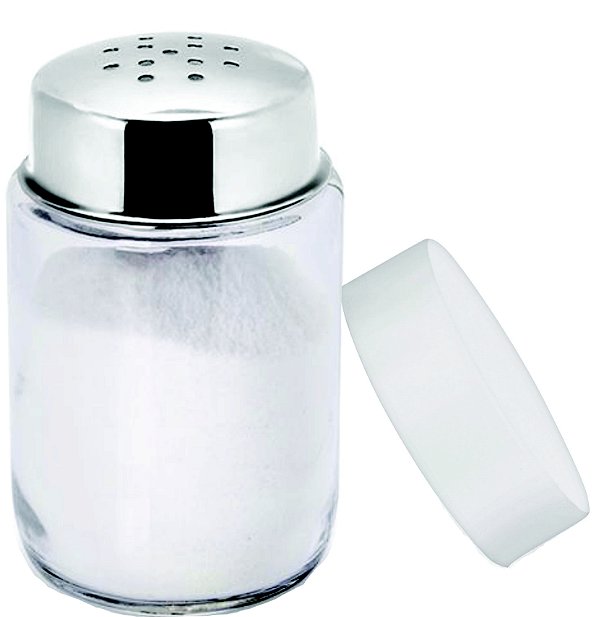 SALEIRO DE MESA COM TAMPA PROTETORA MAK.INOX - 08.06