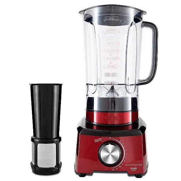 LIQUIDIFICADOR PLQ1350P TURBO INOX RED 1200W 3 LITROS - 127V