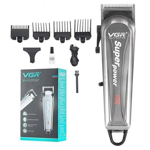 MAQUINA ACABAMENTO PROFESSIONAL HAIR CLIPPER USB VGR V-060