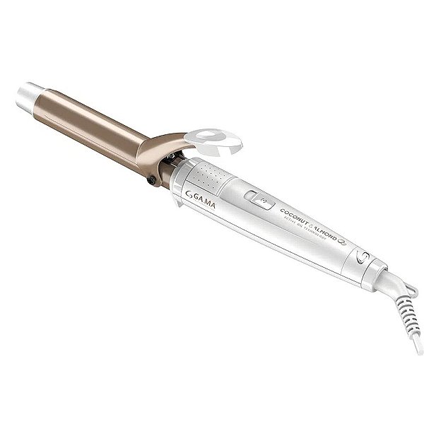 MODELADOR DE CACHOS GAMA CERAMIC NANO 1 POLEGADA 25MM COCONUT & ALMOND 220ºC  - BIVOLT