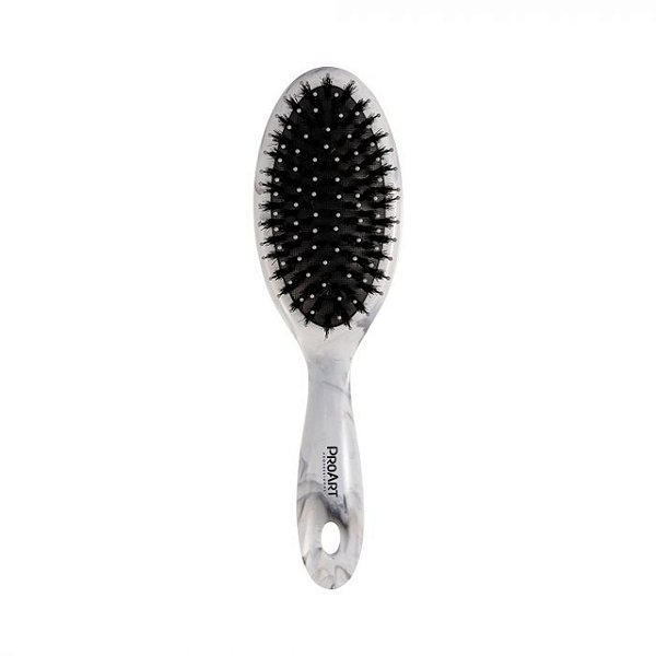 PROART ESCOVA OVAL MISTA MARBLE CINZA - EM12B