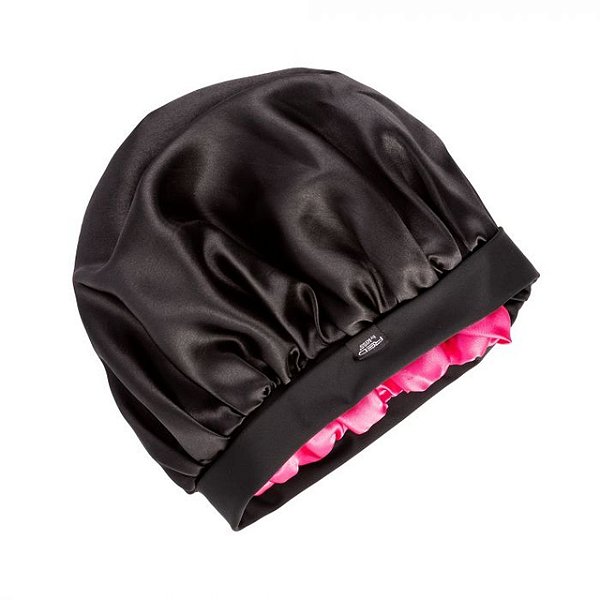 PROART WONDER CURLY TOUCA DE CETIM DUPLA CAMADA G PRETA - TC01B