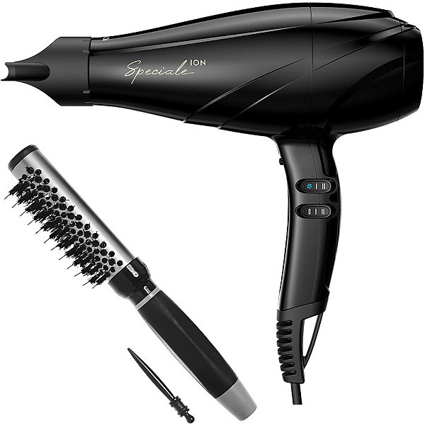 KIT SECADOR GAMA SE SPECIALE ULTRA ION 2300W 220V + ESC. PROART RICCI PERFETTI BRILLARE 9R102HKH "P"