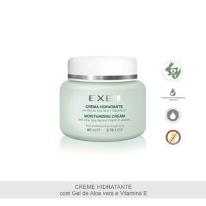EXEL CREME HIDRATANTE COM GEL DE ALOE VERA COM VITAMINA E 80ML