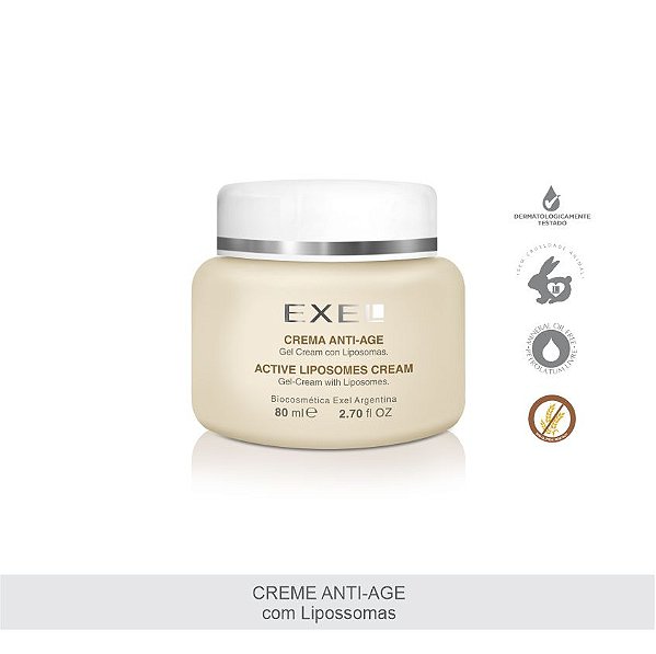 EXEL CREME ANTI-AGE COM LIPOSSOMAS 80ML