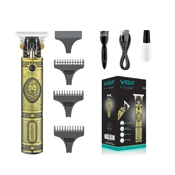 MAQUINA ACABAMENTO PROFESSIONAL HAIR TRIMMER USB VGR V-085 BIVOLT