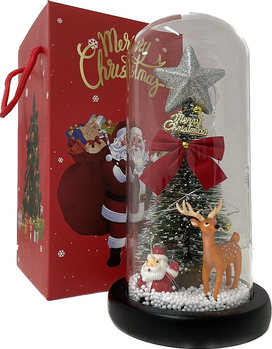 MINI ÁRVORE DE NATAL DECORATIVO COM LED WJ-333