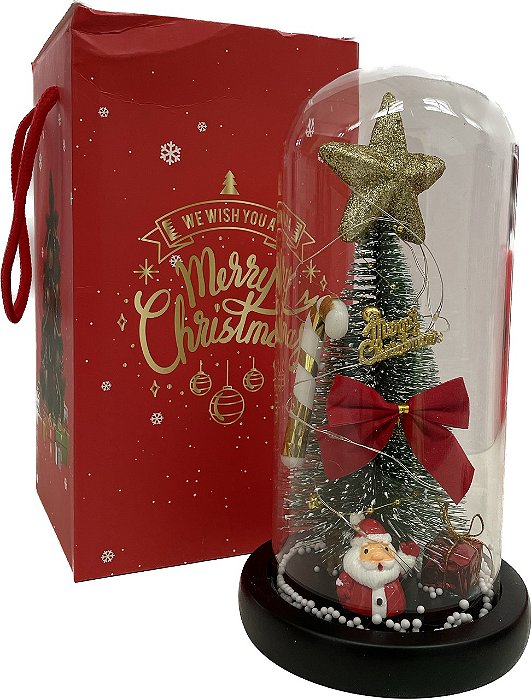 MINI ÁRVORE DE NATAL DECORATIVO COM LED WJ-334