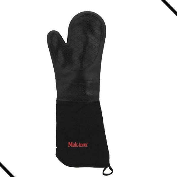 LUVA TERMICA PROFISSIONAL PRETO MAK INOX 2217I
