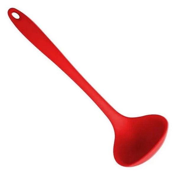 CONCHA DE SILICONE 29,5X8,5CM VERMELHO MAK INOX 2215I