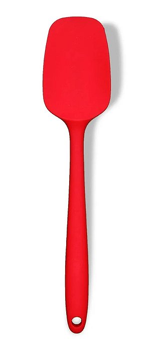 ESPATULA DE SILICONE 26,5X5,8CM VERMELHO MAK INOX 2203I