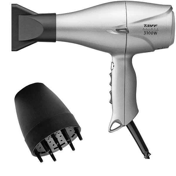 KIT TAIFF - SECADOR DE CABELO PROFISSIONAL TAIFF UNIQUE 3100W 220V + DIFUSOR DE AR SMART