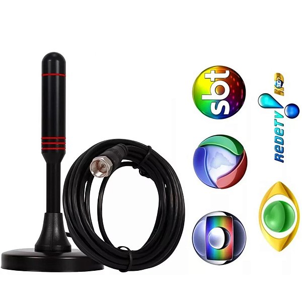 ANTENA DIGITAL INTERNA HDTV UHF 3.5 DBI CABO 3 METROS