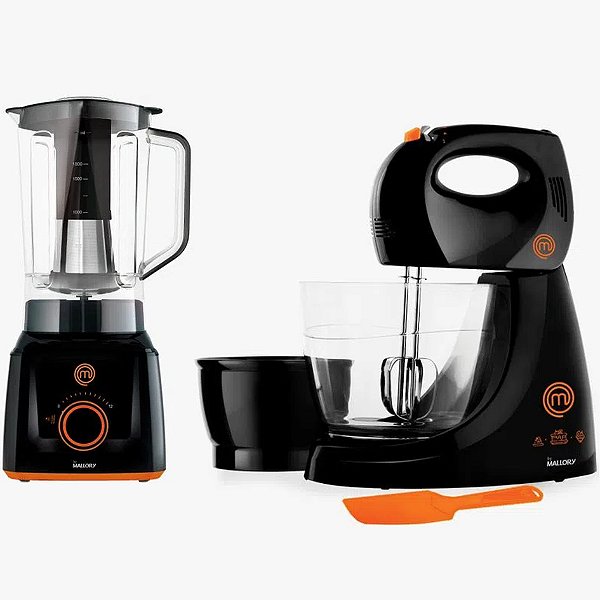 KIT MALLORY MASTER CHEF 127V - BATEDEIRA 3,5L 200W + LIQUIDIFICADOR 3,1L 1300W