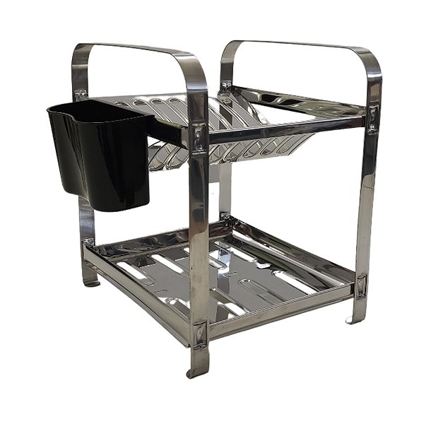 ESCORREDOR DE PRATOS MAK.INOX 8 PRATOS MONTADO C/ PT PP 22.08