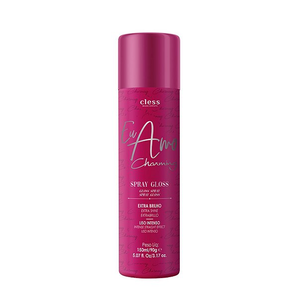 Finalizador E Protetor Cless TÉrmico Para Cabelos Charming Spray Gloss 150ml