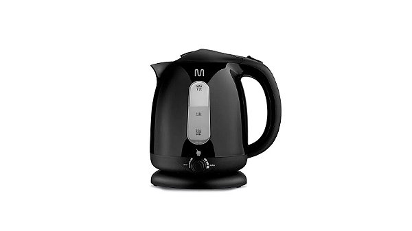 Chaleira Eletrica Preta C/ Controle De Temp. Multilaser 1200w 1,7l Be025 127v