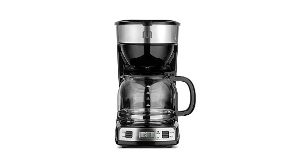 Cafeteira Digital Eletrica 32 Xicaras Preta Multilaser 900w Be032 220v