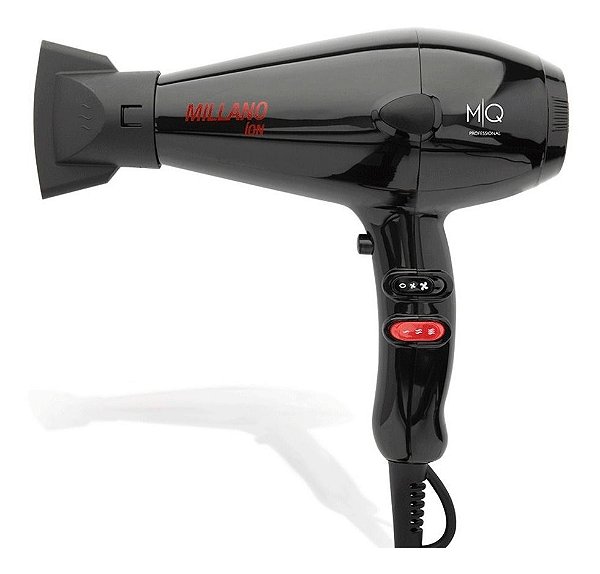 Secador De Cabelo Profissional Mq Millano Black 1900w - 127v