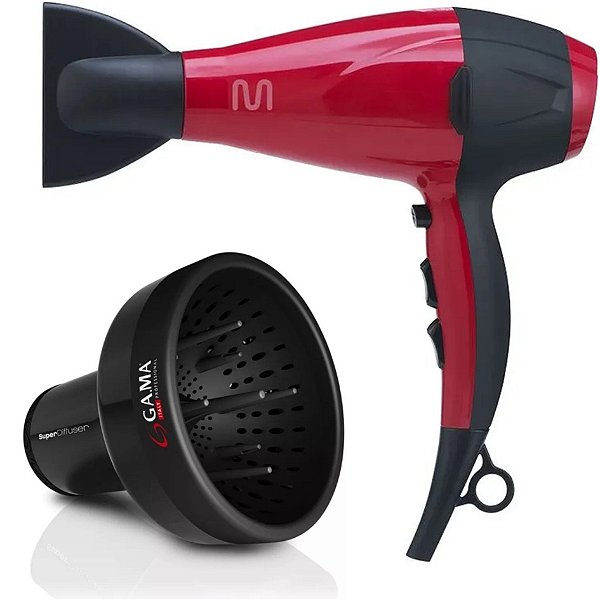 Kit - Secador Multilaser Ionic Boost 2000w Eb044 127v + Difusor De Ar Gama Universal