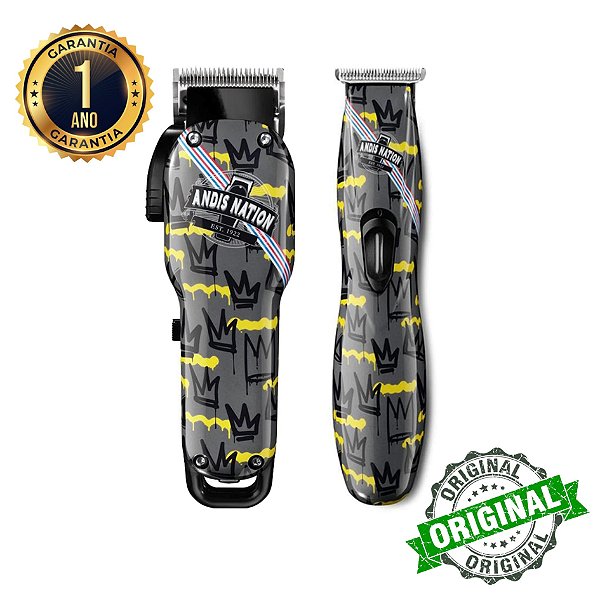 Kit Andis - Maquina Corte Uspro Li Fade 73100 + Maquina Acabamento Pro Li Nation 32685