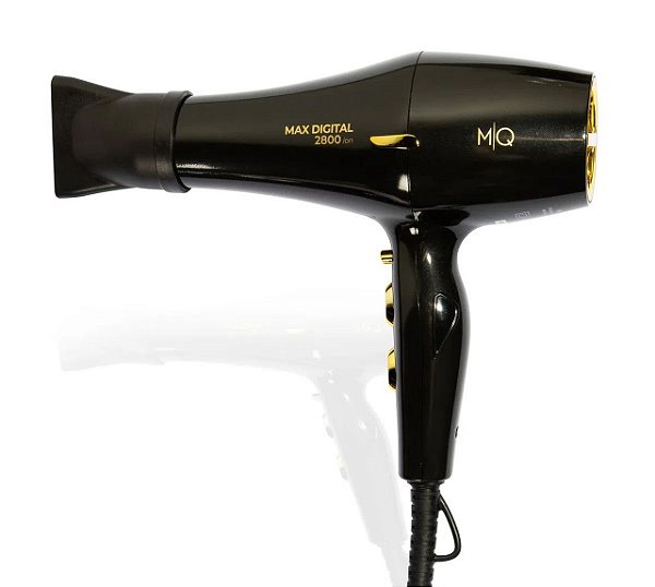 Secador De Cabelo Profissional Mq Max Digital 2800w Íon Black - 220v
