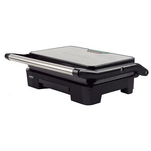 Grill Mallory Asteria Compact 900w Inox - 127v