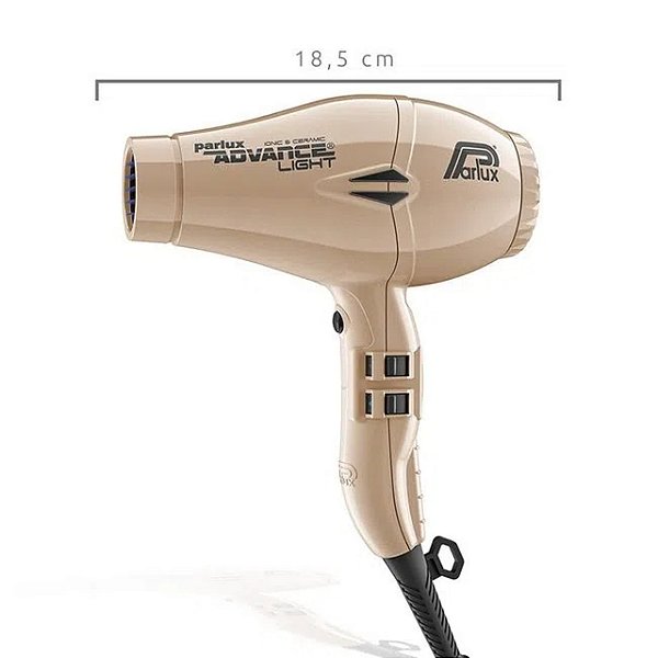 Secador De Cabelo Parlux Advance Light Ion Ceramic Dourado 2200w - 220v