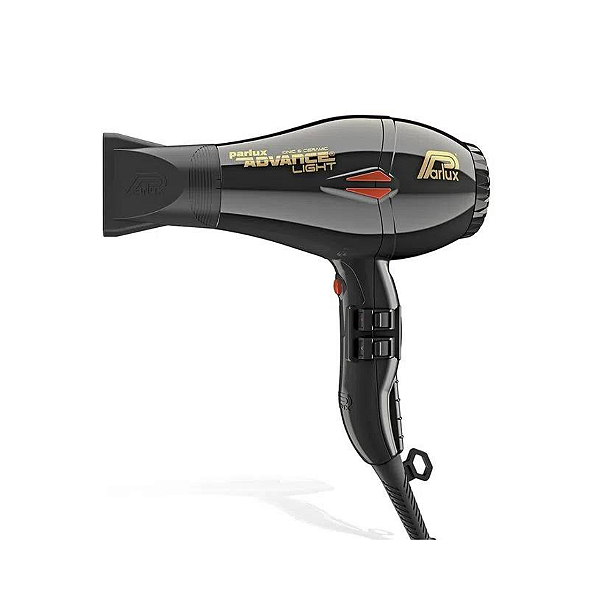 Secador De Cabelo Parlux Advance Light Ion Ceramic Preto 2100w - 127v