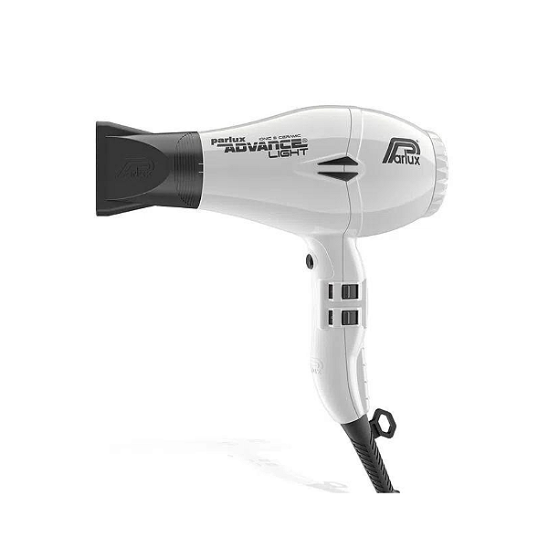 Secador De Cabelo Parlux Advance Light Ion Ceramic Branco 2100w - 127v