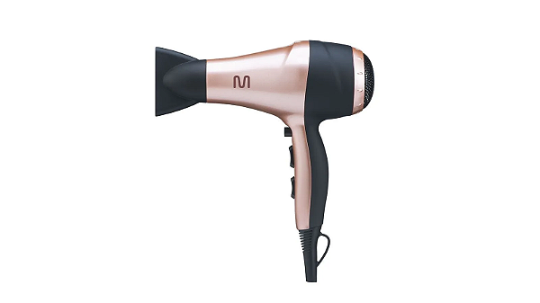 Kit Multilaser - Secador Tourmaline Ion 2000w Eb042 127v + Escova Metallic Pro Rosa 15mm - Epm04b