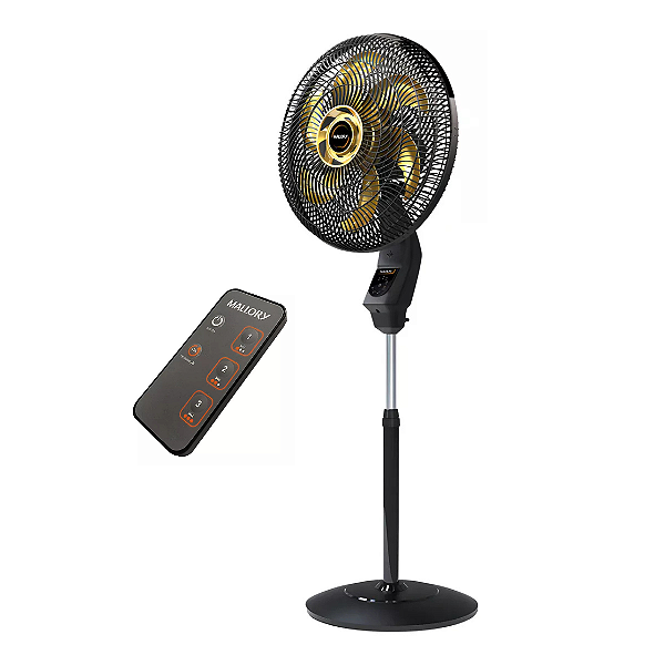 Ventilador Coluna Mallory Chronos 40cm DiÂmetro Com Controle Pr-dr - 127v