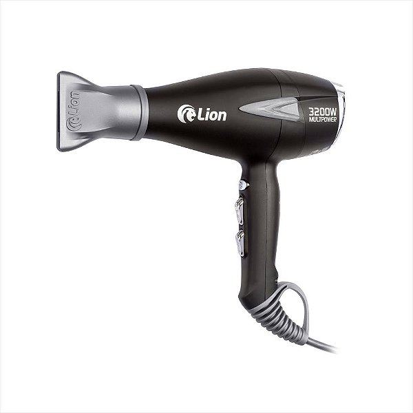 Secador De Cabelo Lion Multpower 3200w Preto Fosco 220v