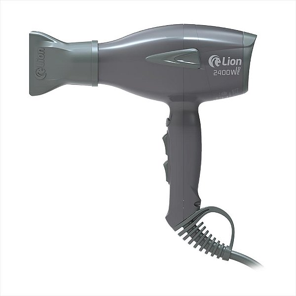 Secador De Cabelo Lion Pro 2400w Grafite 220v