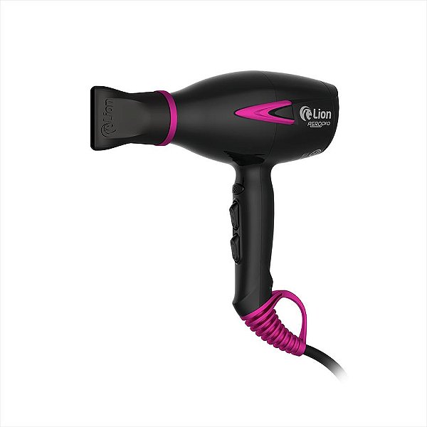 Secador De Cabelo Lion Aero Pro Pink 127v