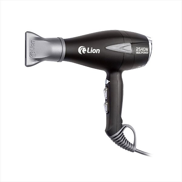 Secador De Cabelo Lion Multpower Pro 2540w Preto Fosco 127v